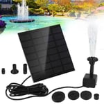 Mini Pompe à Eau Solaire pour Jardin,Piscine,Bain d'Oiseaux,Kit de Panneaux d'Alimentation Extérieurs,1.4W - Type B High power