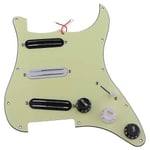 Sss 11-håls Strat Elektrisk Gitarr Laddad Pickguard Prewired