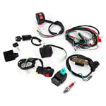 Ledningsnät Solenoid Coil Rectifier CDI Kit Passar för 50cc 70cc 110cc 125cc ATV Quad Bike