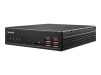 Shuttle Xpc Slim Dh32u - Barebone - Slim-Pc - 1 X Pentium Gold 7505 / Upp Till 3.5 Ghz Ulv - Ram 0 Gb - Uhd Graphics - Gigabit Ethernet - Svart