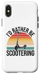 iPhone X/XS Scooter Electric Retro Vintage Street Stunt E-Scooter Tricks Case