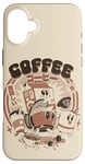 Coque pour iPhone 16 Plus J'ai besoin de mon café amis mignon Tomodachi café boire