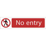 Draper 73161 "No Entry" Prohibition Sign