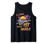 Flying Into 1st Grade Fighter Jet Plane Back To School Tank Top