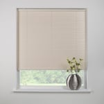 Swish Cocoa Butter Cordless Aluminium Venetian Blind 25mm Slats, Size:60x180cm Cream