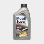 MOBIL Delsyntetisk olja till 4-takt inom- & utombordare Mobil Super 2000 X1 10W-40, för bensin- dieselmotorer, ACEA A3/B3 API CF/SJ/SL/SM/SN/SN Plus, 1 liter