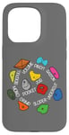 Coque pour iPhone 15 Pro Bloc, escalade intérieure, différents types de prises d'escalade