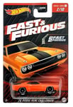 HOT WHEELS FAST &amp; FURIOUS '70 DODGE HEMI CHALLENGER 2/10 HNR92