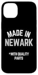 Coque pour iPhone 14 Plus Made In Newark - Slogan amusant Born In Newark