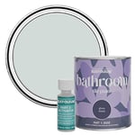 Rust-Oleum Grey Water-Resistant Bathroom Tile Paint in Gloss Finish - Dove 750ml