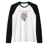 Disney Beauty And The Beast Cartoon Rose Portrait Manche Raglan