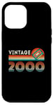 iPhone 12 Pro Max Vintage 2000 Birthday Retro Cassette Tape 24 Years Old Gifts Case