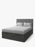 Koti Home Avon Upholstered Ottoman Storage Bed, Double