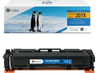 G&G compatible toner for W2210X, black, 3150s, NT-PH2210XBK, HP 207X, high capacity, for HP Color LaserJet Pro M255, MFP M282, M28