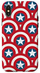 Coque pour iPhone X/XS Marvel Captain America 4: Brave New World Shield Pattern