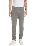 Replay Men's Cargo Pants Hyperflex, Gray (Medium Gray 176), 31W / 32L