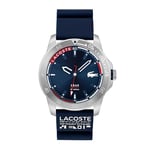 Lacoste Montre Analogique à Quartz pour homme avec Bracelet en silicone Bleu Marin - 2011202