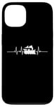 Coque pour iPhone 13 Train Heartbeat Locomotive Chemin de fer Vapeur Modèle Train