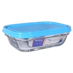 Boîte à repas rectangulaire avec couvercle Duralex Freshbox Bleu 400 ml