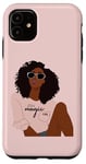 Coque pour iPhone 11 Fille noire