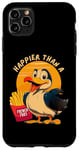 Coque pour iPhone 11 Pro Max Drôle unisexe Happier Than a Seagull with Fries