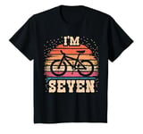 Youth Bicycle 7 Year Old Bike Birthday Boy Girl 7th Cycling T-Shirt