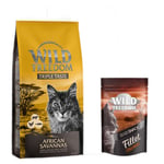 6,5 kg Wild Freedom + Filet Snacks på köpet! - African Savannas - nötkött, kyckling & havskatt