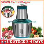 3L Electric Meat/Food Grinder Mincer Mixer Home Blender Mini Chopper Processor