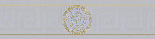 Papier peint Versace Papier Peint Design Greek Papier peint intissé 5.00 m x 0.13 m Or Made in Germany 935225 93522-5