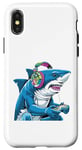 Coque pour iPhone X/XS Costume de requin pour adolescents - Jeu vidéo - Peluche requin