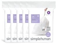 simplehuman 45L Code K Bin Liners - Pack of 100