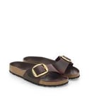 BIRKENSTOCK MADRID BIG BUCKLE Leather slipper