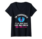 Womens Its All About Choice - Love & Family - Surrogate Mother V-Neck T-Shirt