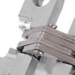 180 Degree Zinc Alloy Invisible Folding Door Cross Hinges (43.7mm)