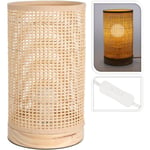 K-Design Bordslampa Rotting Bambu Trä Bamboo