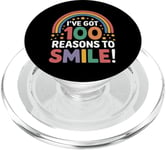 100th Day of School I've Got 100 Reasons to Smile PopSockets PopGrip for MagSafe