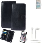 CASE FOR Nokia G22 FAUX LEATHER + EARPHONES PROTECTION WALLET BOOK FLIP MAGNET P