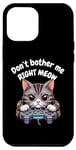 Coque pour iPhone 13 Pro Max chat gamer manette video gamer jeu jouer drôle miau