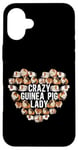 iPhone 16 Plus Guinea Pig Heart Crazy Guinea Pig Lady Case