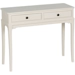 Console Blanc Bois de pin Bois mdf 90 x 33 x 75 cm