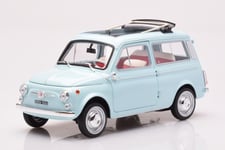 187742 Fiat 500 Giardiniera Acquamarina Blue Norev 1/18