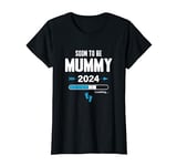 Womens Soon To Be Mummy 2024 Loading Mum Mother Mama Baby Pregnancy T-Shirt