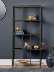 Villette Display Unit - Burnished Brass