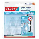 Tesa 77734 – 00001 – 00 – Crochet adhésif pour surfaces transparentes et verre (0,2 kg)