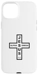 Coque pour iPhone 15 Plus Jesus Alpha & Omega