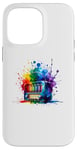 Coque pour iPhone 14 Pro Max Splash Art Radio Vintage Radios Antiques