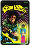 Jimi Hendrix Reaction Figures -  Blacklight Are You Experienced  super 7