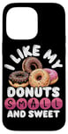 Coque pour iPhone 14 Pro Max Mini donuts I Like My Donuts Petits et Sucrés