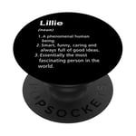 Lillie Définition du nom Dictionnaire amusant PopSockets PopGrip Adhésif