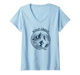 Womens Wolf Creek Pagosa Springs Colorado Ski Resort Winter Skiing V-Neck T-Shirt